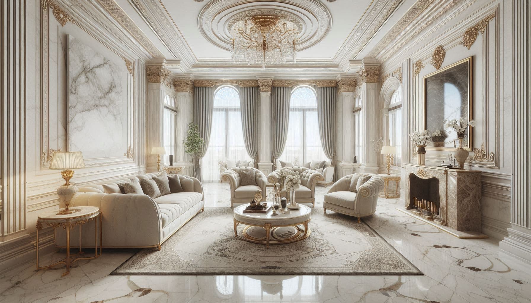 Luxurious Marble Interior
